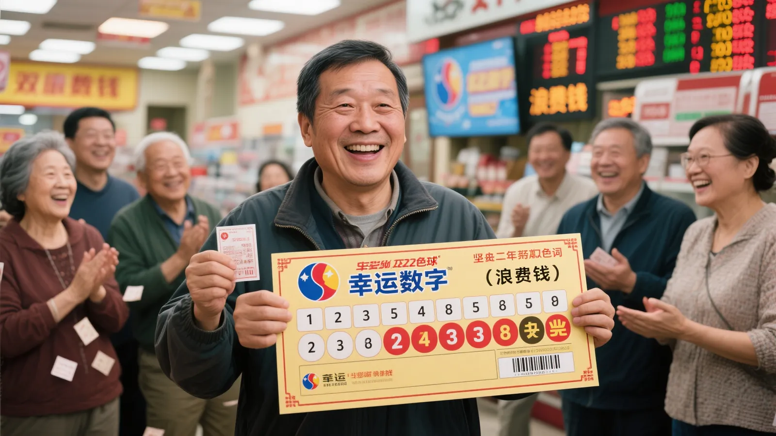 男子坚持5年守生日号，喜中双色球3453万全家齐领奖